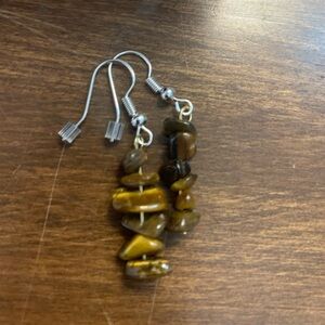 Tiger eye earrings